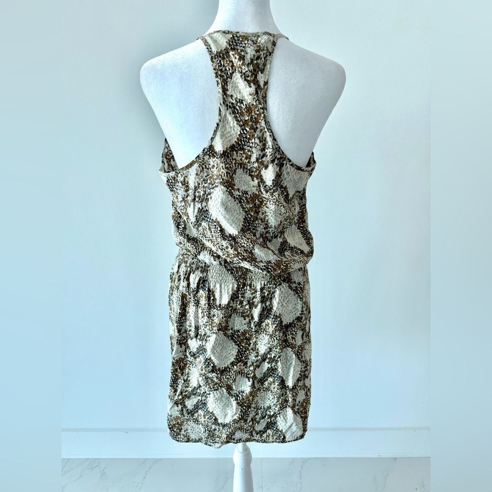 Parker Ruffle Racerback Mini Dress Sz Large - Picture 5 of 6
